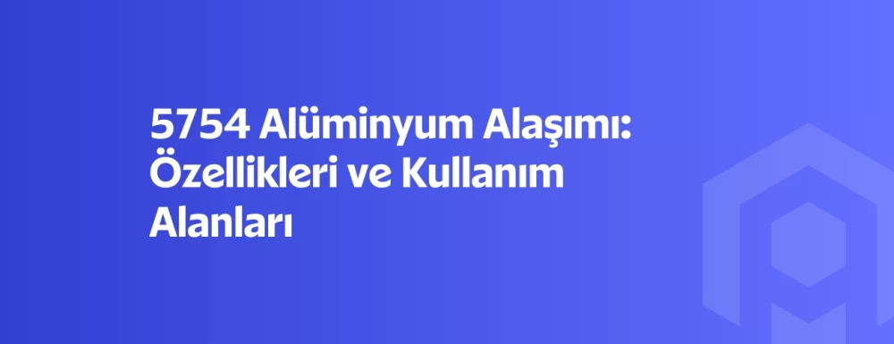 5754 alüminyum alaşımı